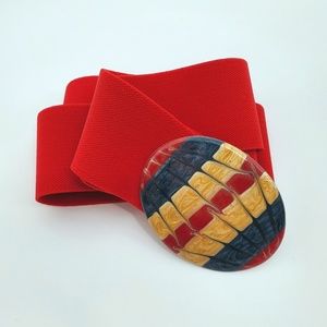 Retro 💫 Wide Elastic Stretch Belt and Buckle